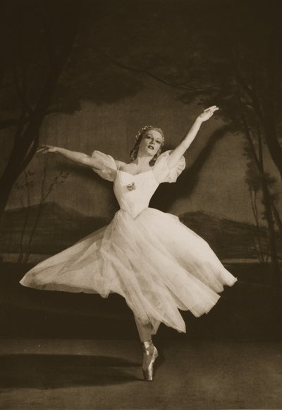 Tatiana Riabouchinska in Les Sylphides, from Grand Ballet de Monte-Carlo, 1949 (photogravure) by French Photographer